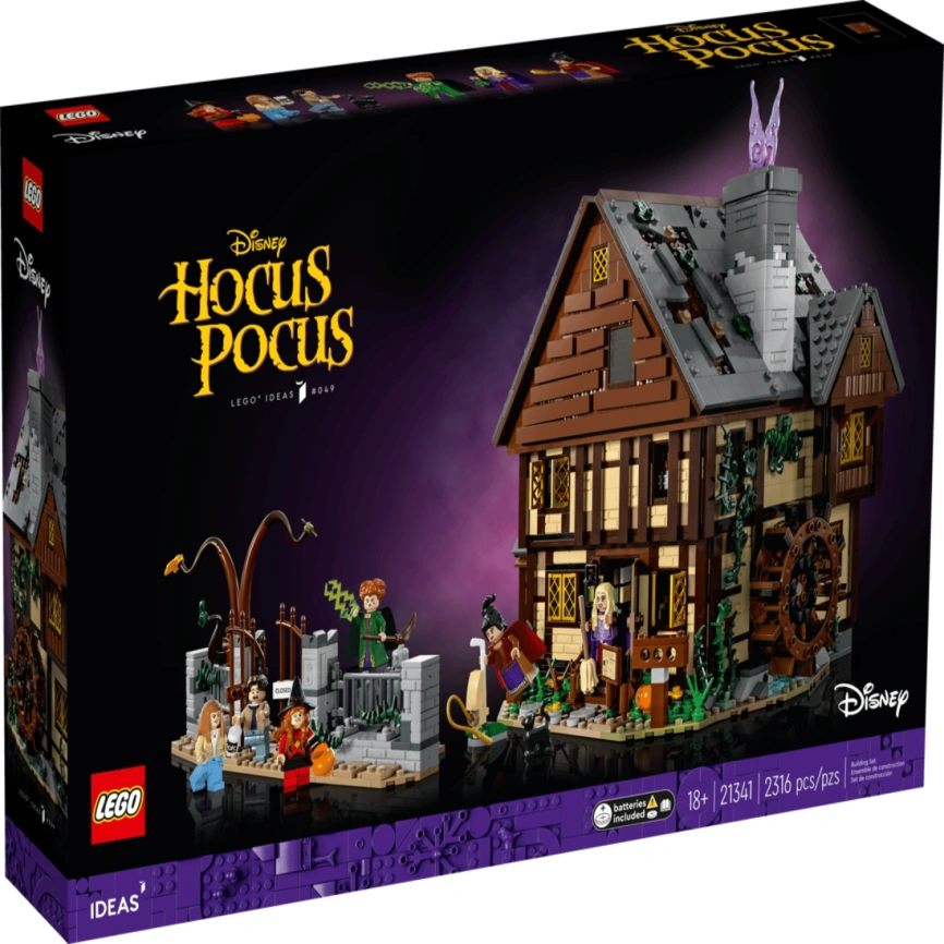 Конструктор LEGO Disney Hocus Pocus: The Sanderson Sisters’ Cottage 21341 фото 3