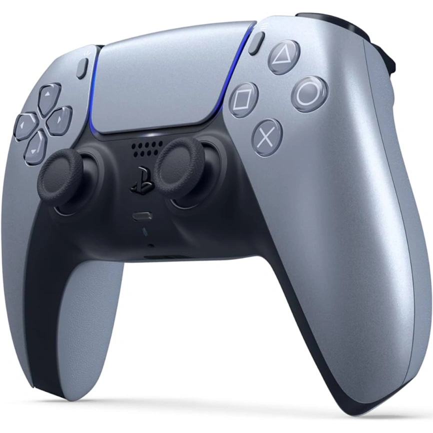 Джойстик беспроводной Sony DualSense для PS5 Sterling Silver фото 2
