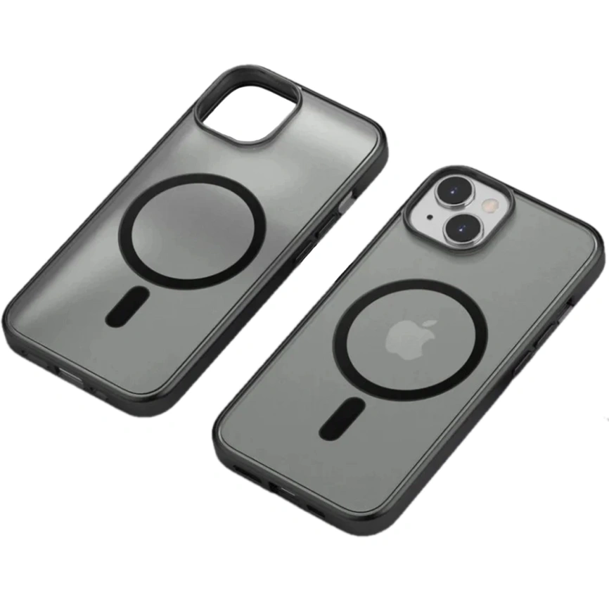 Чехол Gurdini Shockproof Case with MagSafe для iPhone 15 Black фото 2