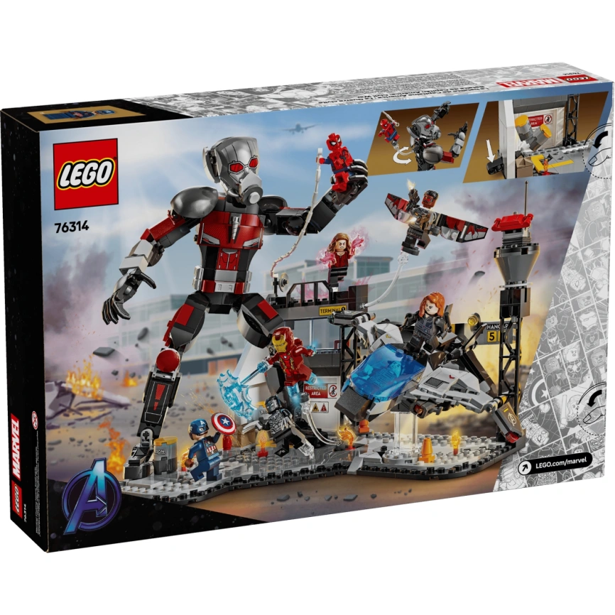 Конструктор LEGO Super Heroes Captain America Battle 76314 фото 7