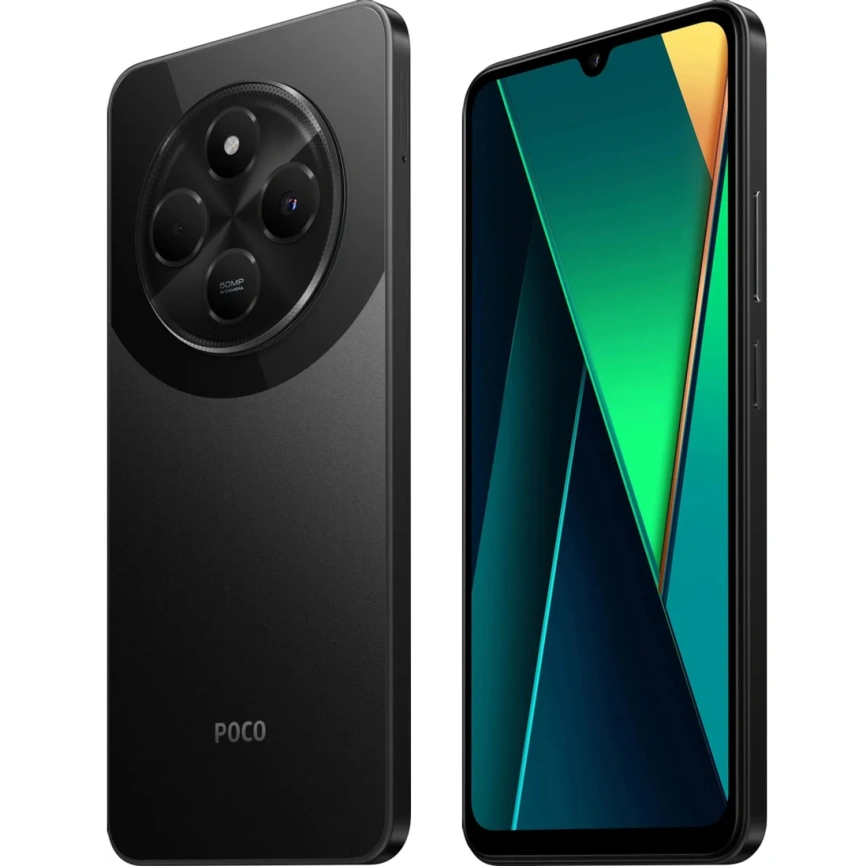 Смартфон Xiaomi Poco C75 6/128Gb Black EAC фото 5