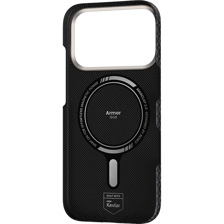 Чехол Benks ArmorGrid ArmorAir Case built with Kevlar для iPhone 17 Pro Max Obsidian Black фото 3