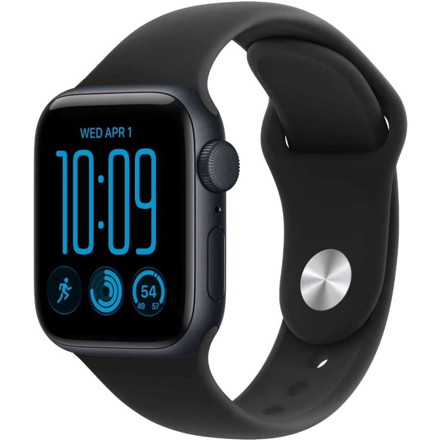Смарт-часы Apple Watch SE (2026) 44mm Midnight Aluminum Black Sport Band S/M фото 1