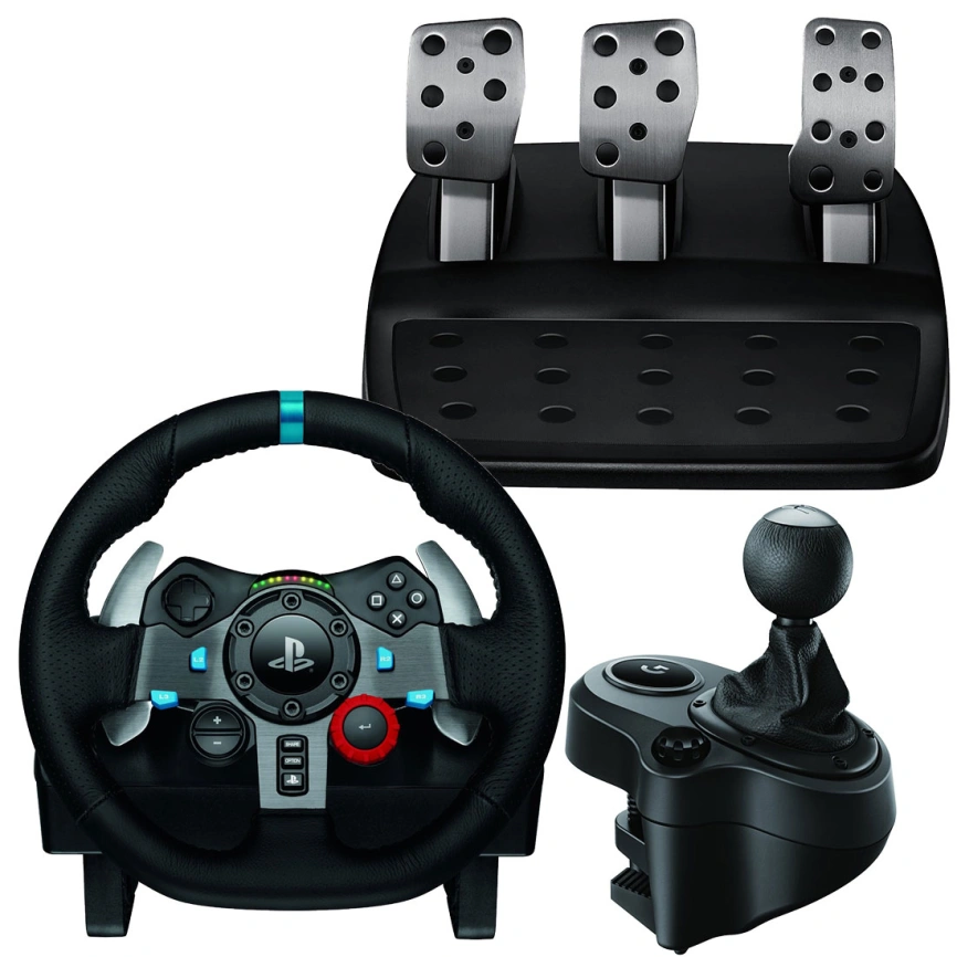 Руль Logitech G29 Driving Force + коробка передач Driving Force Shifter Black фото 1