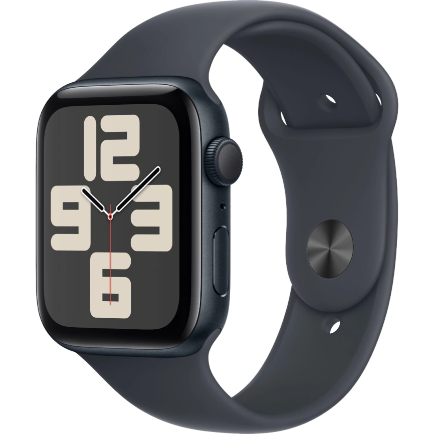 Смарт-часы Apple Watch SE (2024) 40mm Midnight Aluminium Case with Midnight Sport Band M/L (MXE93) фото 1