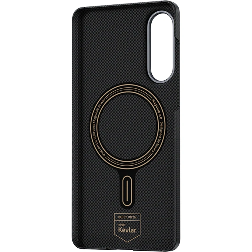 Чехол Benks Montage ArmorAir Case built with Kevlar 600D+1500D для Samsung Galaxy S25 Edge Black фото 5