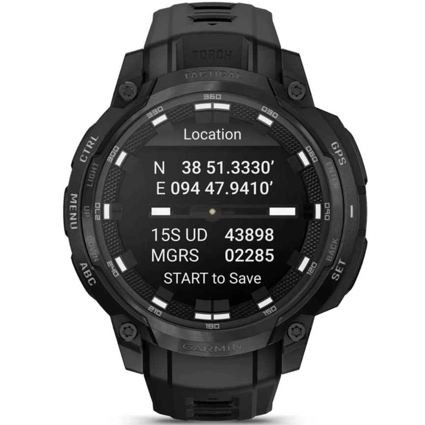 Смарт-часы Garmin Instinct Crossover Amoled 47mm Tactical Black Band (010-03398-02) фото 9
