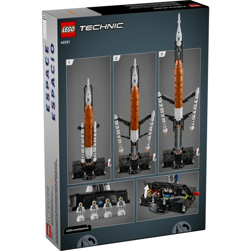Конструктор LEGO Technic NASA Artemis Space Launch System Rocket 42221 фото 7