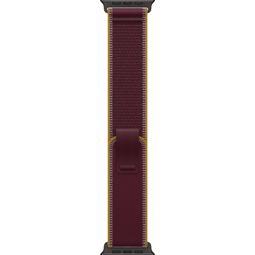 Смарт-часы Apple Watch Ultra 4 (2026) 49mm Black Titanium Case with Burgundy Trail Loop S/M фото 2