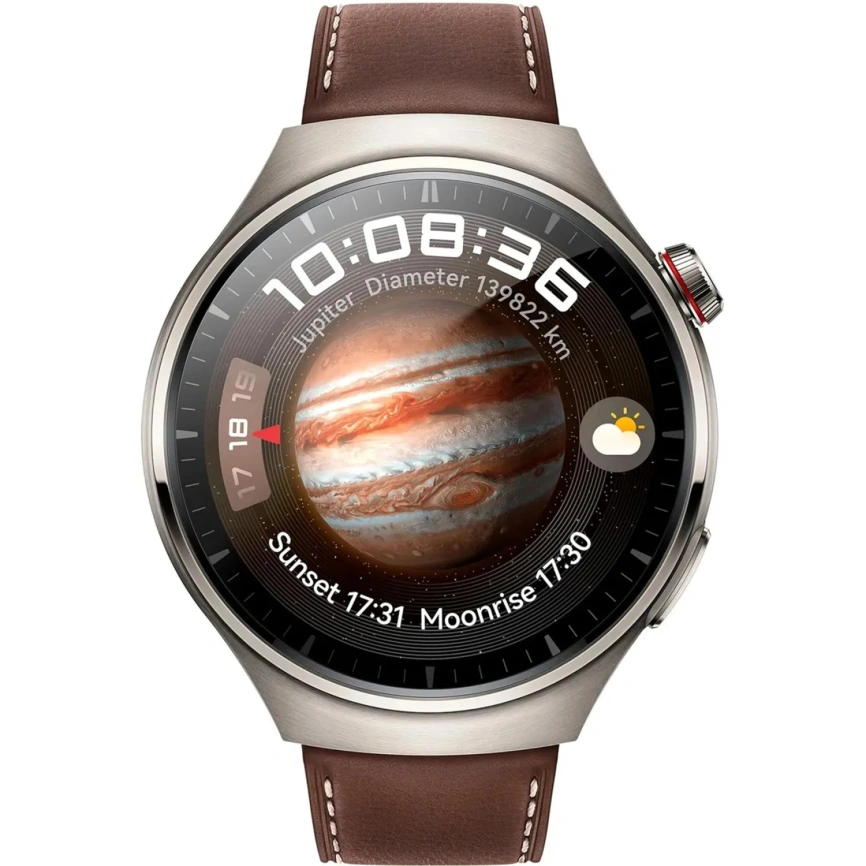 Смарт-часы Huawei Watch 4 Pro 48mm Brown Leather Medes-L19L (55020APB) фото 2