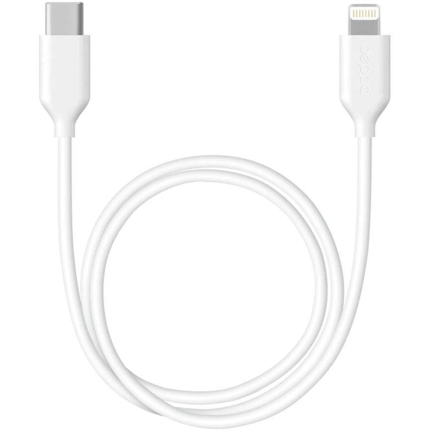 Кабель Deppa USB-C/Lightning 1,2m 72231 White фото 1