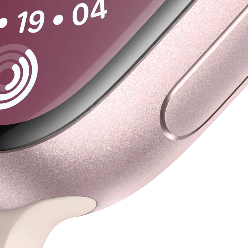 Смарт-часы Apple Watch Series 9 41mm Pink Aluminum Case with Light Pink Sport Band M/L (MR943) фото 4