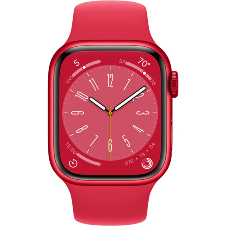 Смарт-часы Apple Watch Series 8 GPS 45mm PRODUCT RED Sport Band фото 2
