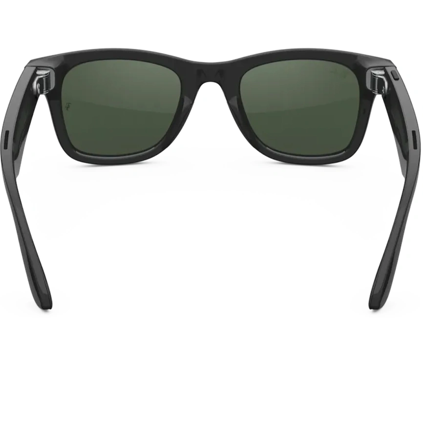 Умные очки Ray-Ban Wayfarer (Gen 2) Shiny Black M Clear to Graphite Green Transitions фото 4