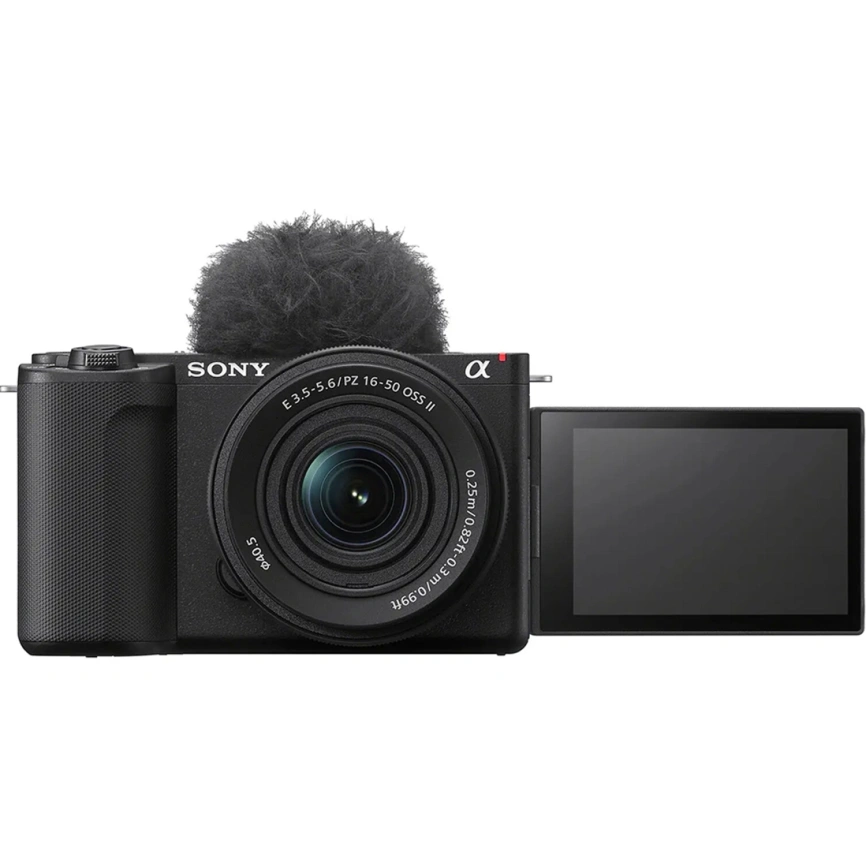 Фотоаппарат со сменной оптикой Sony Alpha ZV-E10 II Kit 16-50mm + 55-210mm Black фото 2