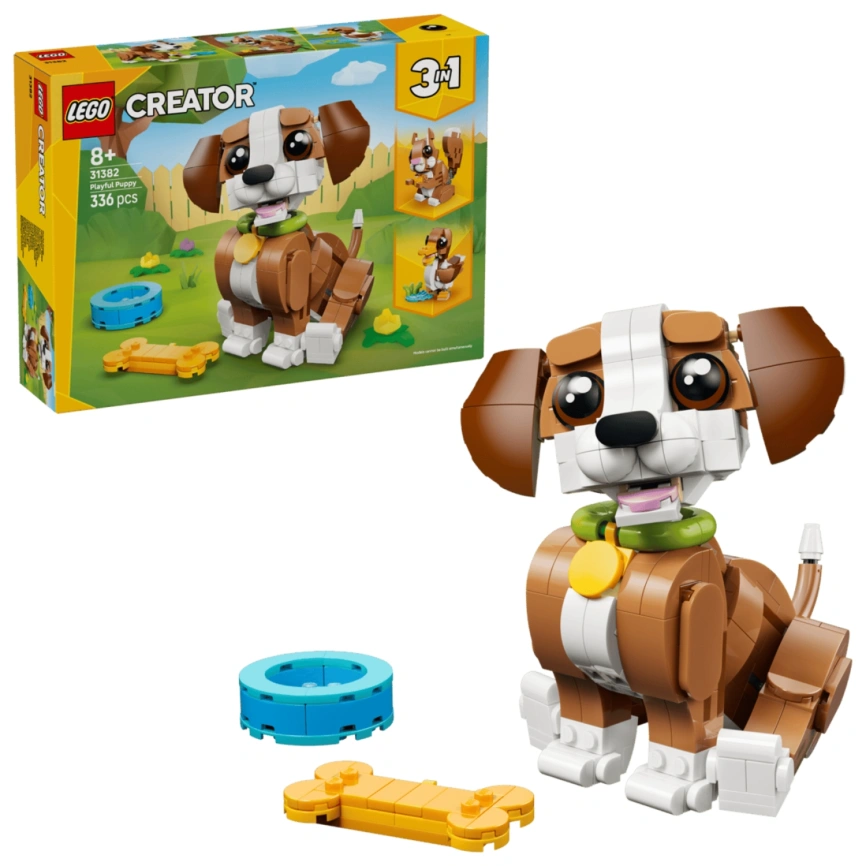 Конструктор LEGO Creator Playful Puppy 3 in 1 31382 фото 2