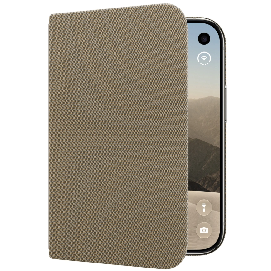 Чехол Apple Folio with Kickstand для iPhone Duo Taupe (MKR64) фото 4