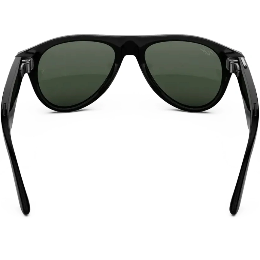 Умные очки Ray-Ban Aviator (Gen 3) Shiny Black Standard Transitions Graphite Green фото 3