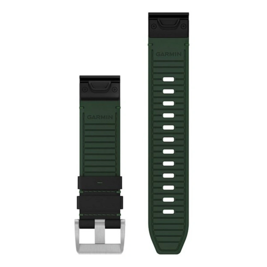 Ремешок Garmin QuickFit Marq Leather Watch Band (010-13225-09) 22mm Black/Green фото 2