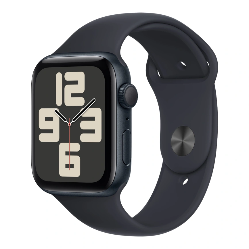 Смарт-часы Apple Watch SE (2023) 40mm Midnight Aluminium Case with Midnight Sport Band S/M (MR9Y3) фото 1
