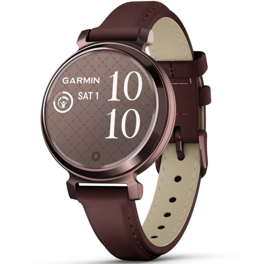 Смарт-часы Garmin Lily 2 Classic (010-02839-03) Dark Bronze Mulberry Leather Band фото 1