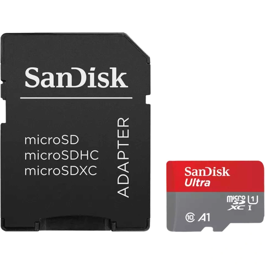 Карта памяти Sandisk Ultra 256GB MIcroSDXC Class 10/UHS-1 A1 SDSQUAC-256G-GN6MA фото 1