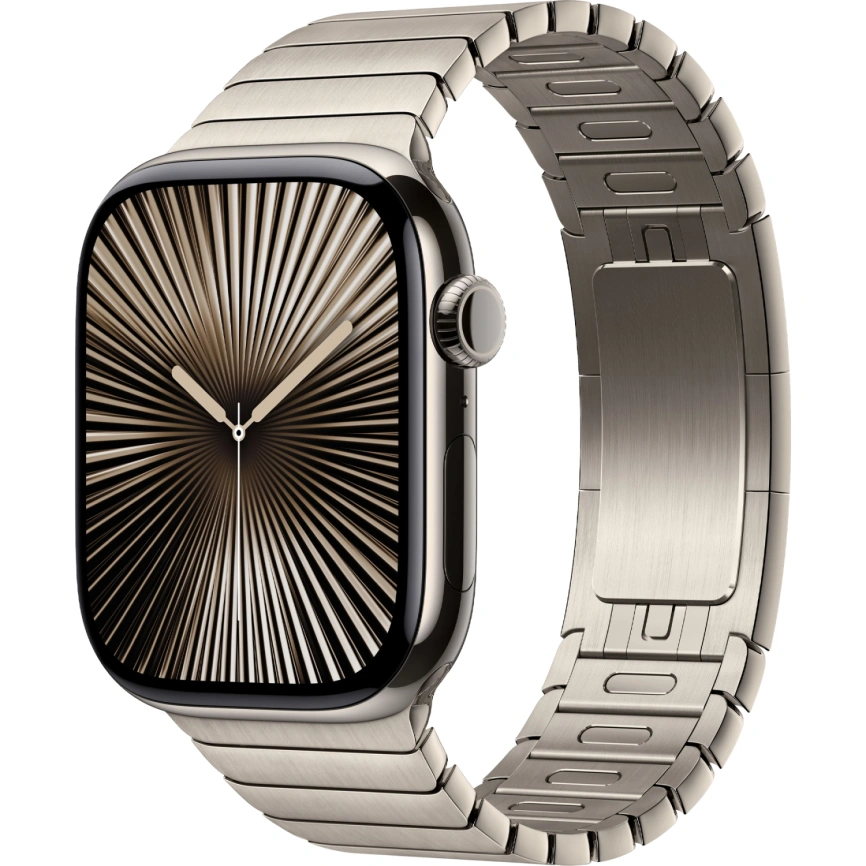 Смарт-часы Apple Watch Series 10 46mm Natural Titanium Case with Natural Link Bracelet фото 1