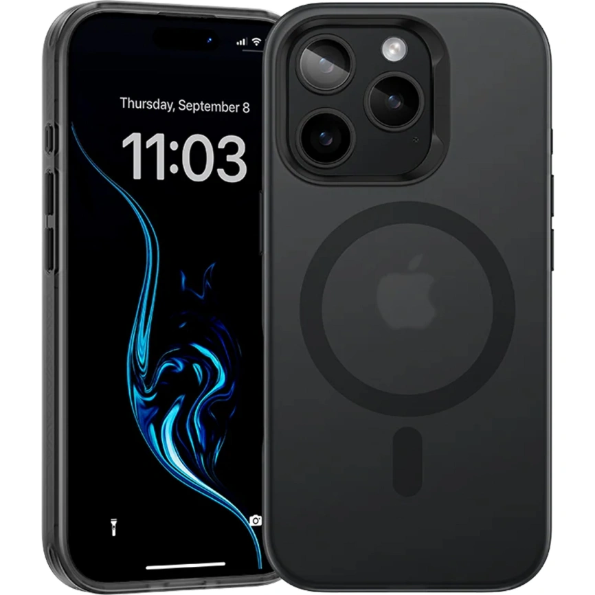 Чехол Benks Lucid Armor Case with MagSafe для iPhone 16 Pro Black фото 1