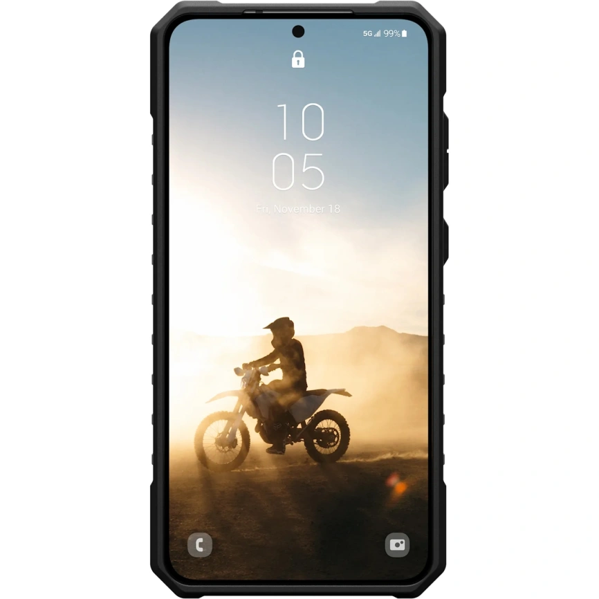 Чехол UAG MagSafe Pathfinder Clear для Samsung Galaxy S25 Ash фото 3