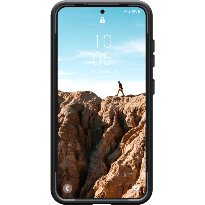 Чехол UAG MagSafe Uag Civilian для Samsung Galaxy S25 Black фото 3