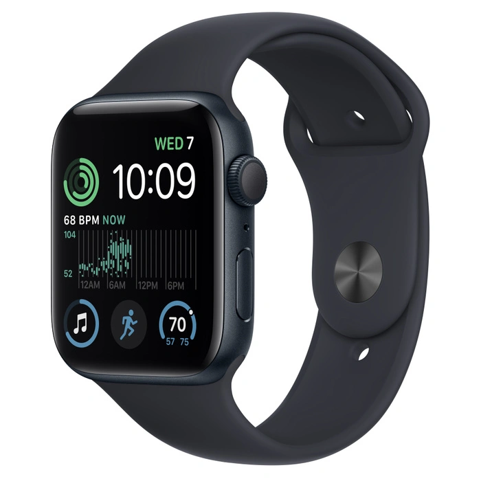 Смарт-часы Apple Watch Series SE GPS 44mm Midnight Sport Band (MNK03) фото 1