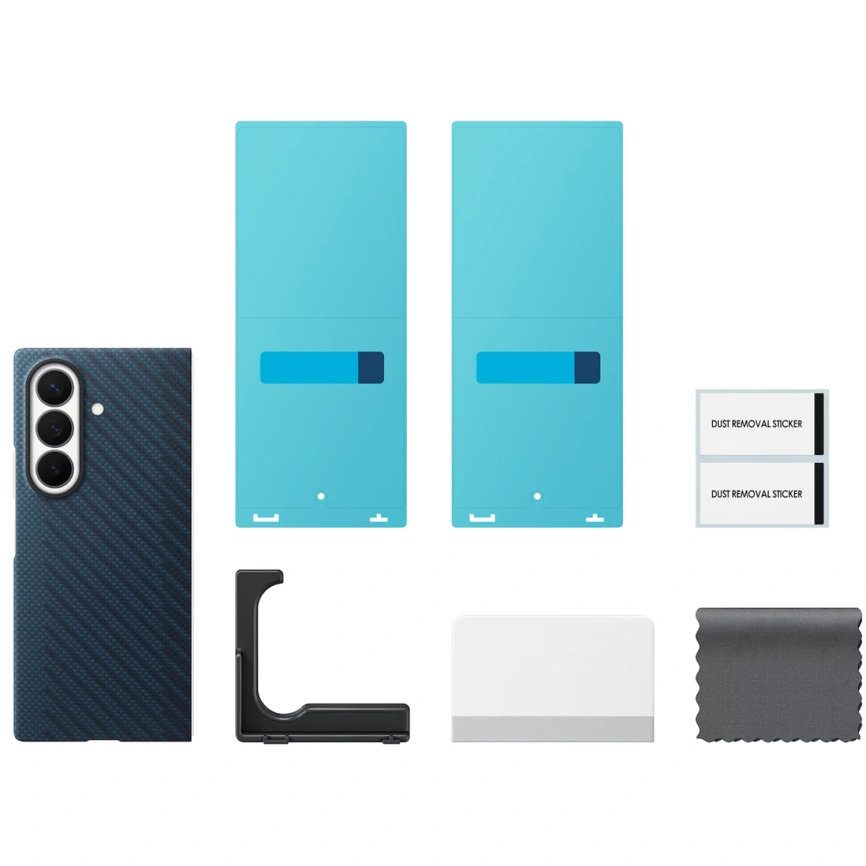 Чехол Samsung Carbon Magnet Case для Galaxy Z Fold8 Ultra Blue фото 5