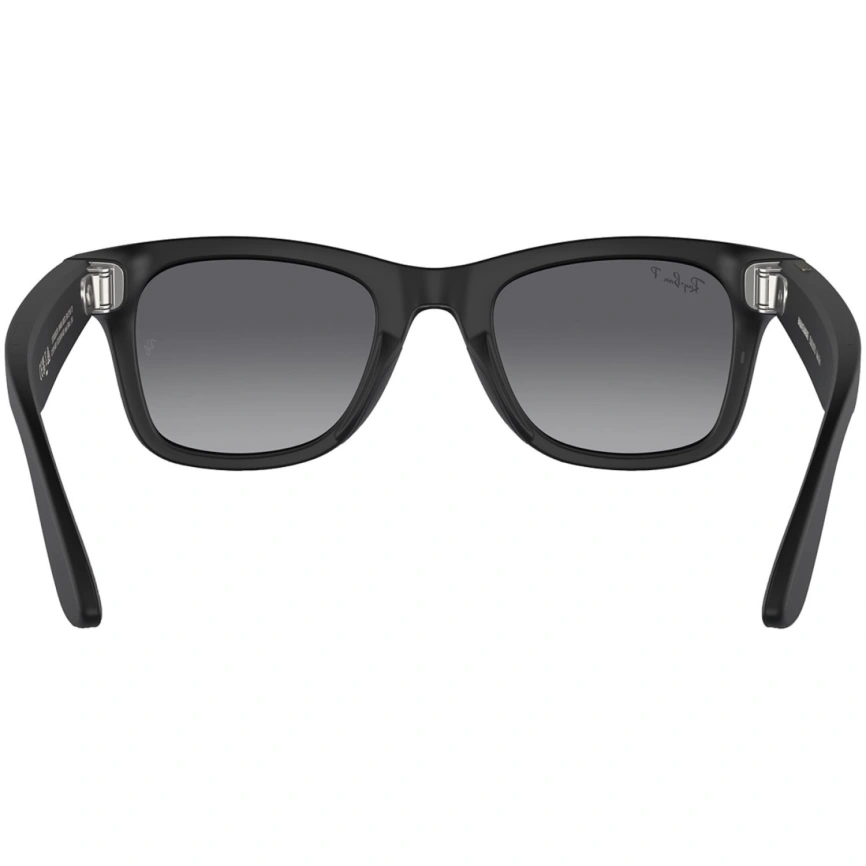 Умные очки Ray-Ban Wayfarer Matte Black/Polar (RW4008) L Gradient Graphite фото 4
