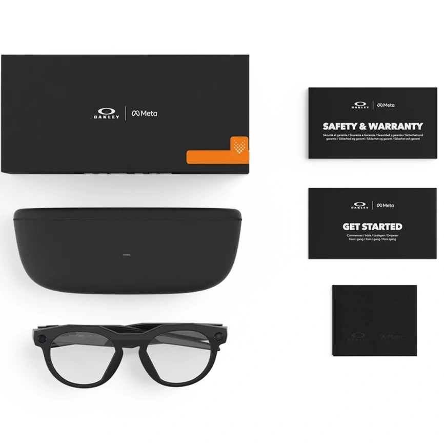Умные очки Oakley HSTN Black Standard Clear фото 4