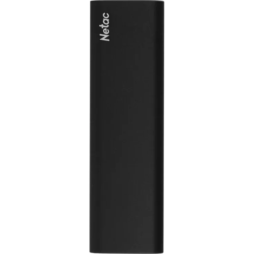 Внешний SSD накопитель Netac NT01ZSLIM-002T-32BK USB-C Black фото 1
