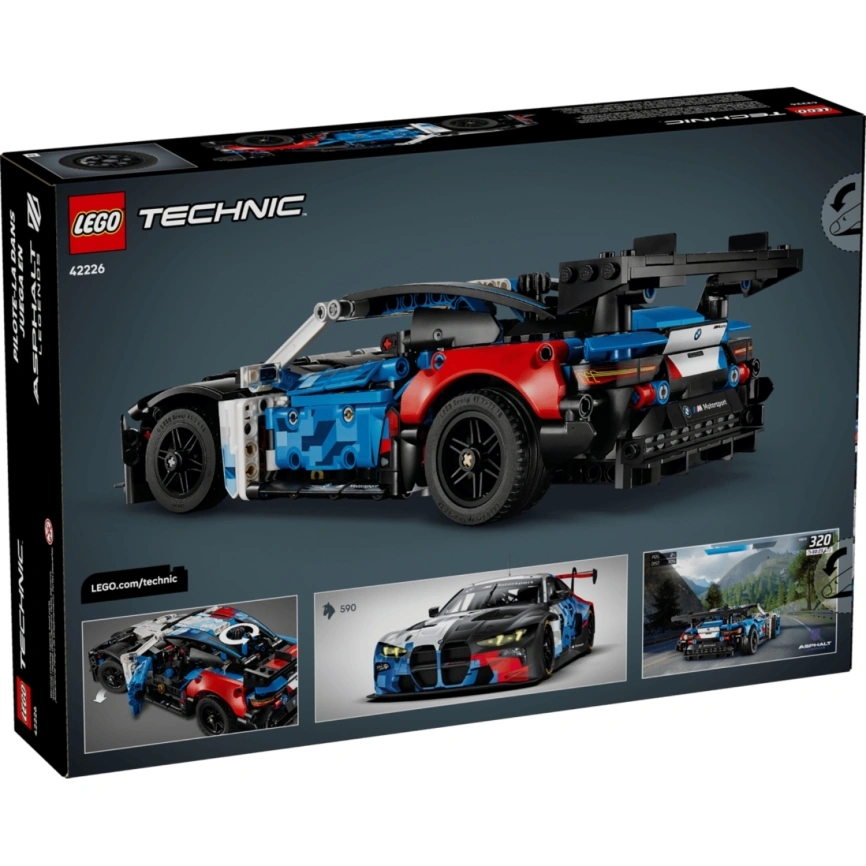 Конструктор LEGO Technic BMW M4 GT3 EVORace Car 42226 фото 6