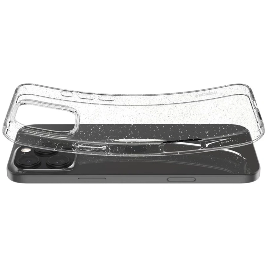 Чехол Spigen Liquid Crystal Glitter для iPhone 16 Pro (ACS08113) Crystal Quartz фото 10