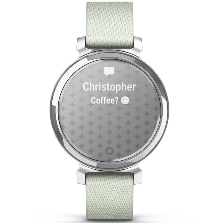 Смарт-часы Garmin Lily 2 Classic (010-02839-15) Silver/Sage Gray Nylon Band фото 8