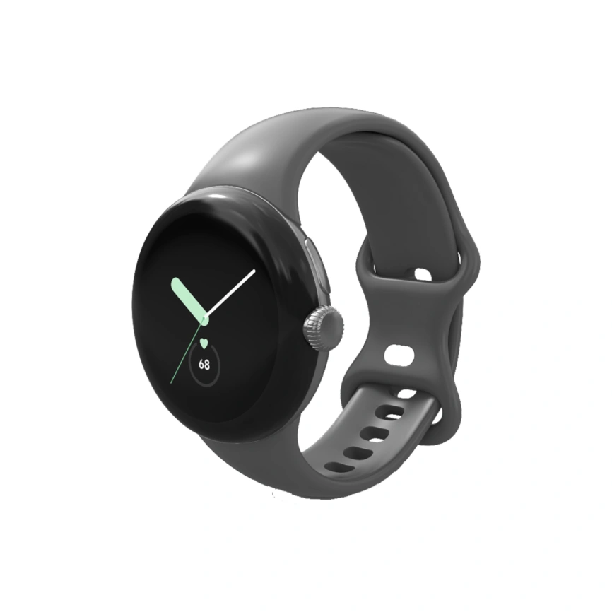 Смарт-часы Google Pixel Watch Polished Silver case/Charcoal Active band фото 4