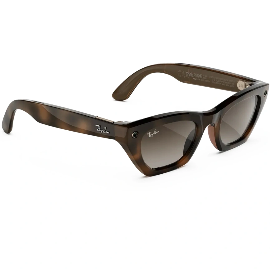 Умные очки Ray-Ban Zena (Gen 3) Havana Standard Gradient Brown фото 3