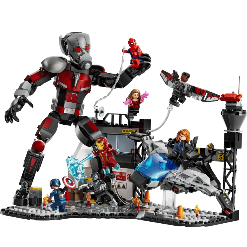Конструктор LEGO Super Heroes Captain America Battle 76314 фото 6