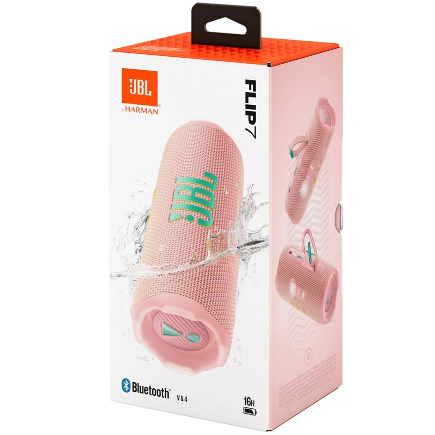Портативная колонка JBL Flip 7 Pink фото 7