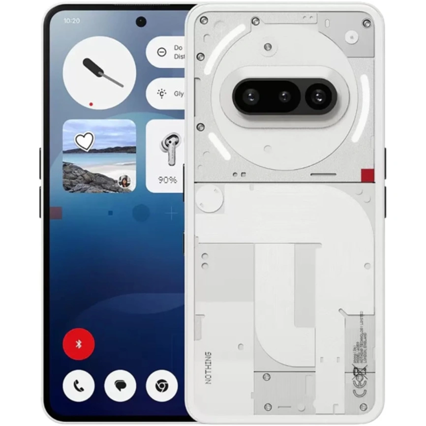Смартфон Nothing Phone (3A) 12/256Gb White фото 1